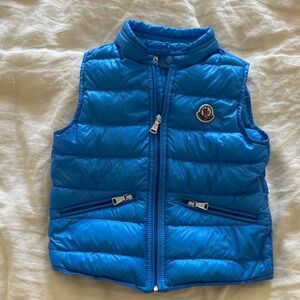 Moncler Vibrant Blue Kids Puffer Vest